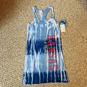 NWT E5 College Classics Kansas Rock Chalk Jayhawks Game Day Dress Nightgown Fun
